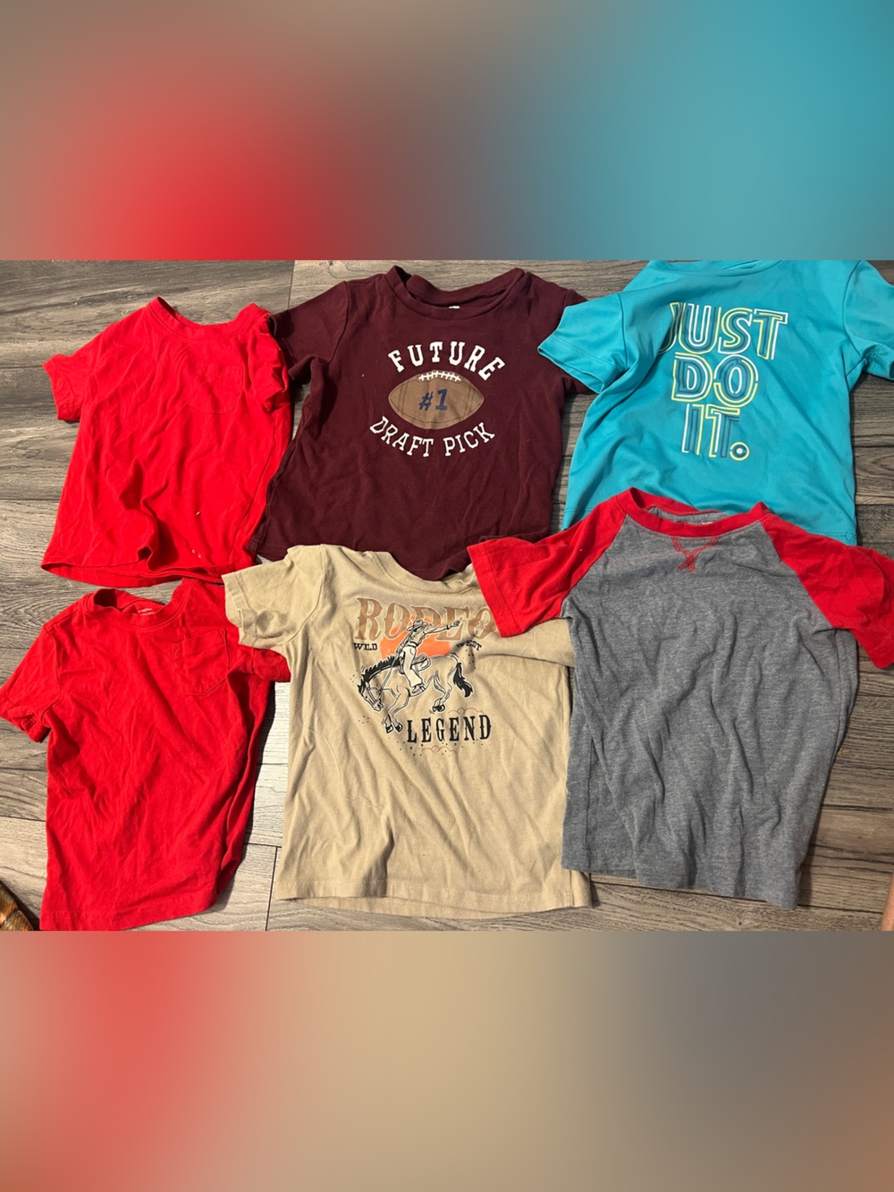 Bundle of 6 toddler tees